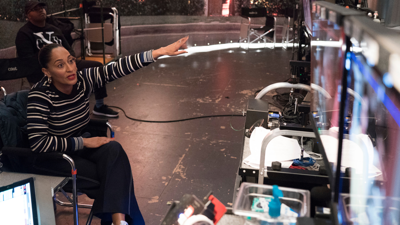 Tracee Ellis Ross, directing the “Black History Month” episode of Black-ish